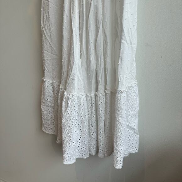 Solitaire Swim Eyelet High Low Midi Dress / Cover Up - Medium - Picture 3 of 4